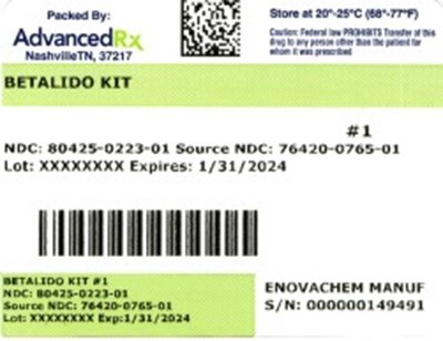 Label 1 (Betalido Kit 80425 0223 01)